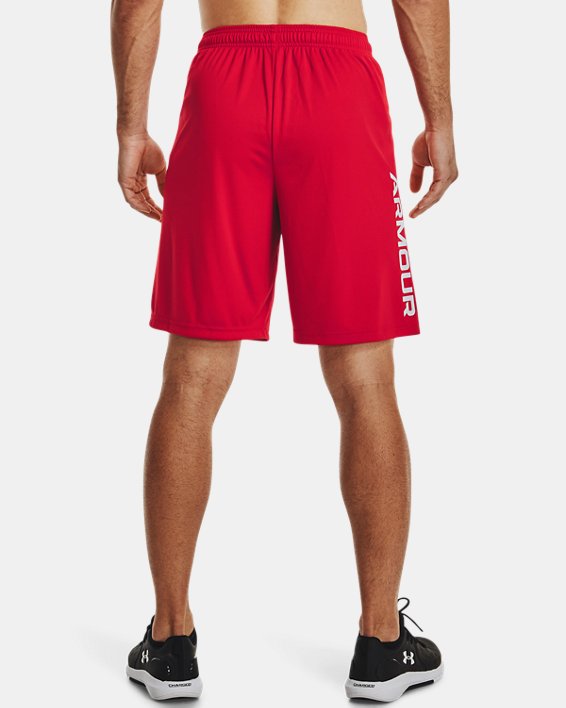 Men's UA Tech™ Wordmark Shorts, Red, pdpMainDesktop image number 1